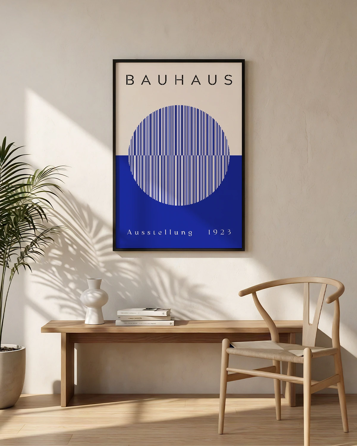 Bauhaus Blue Semicircle - Image 2