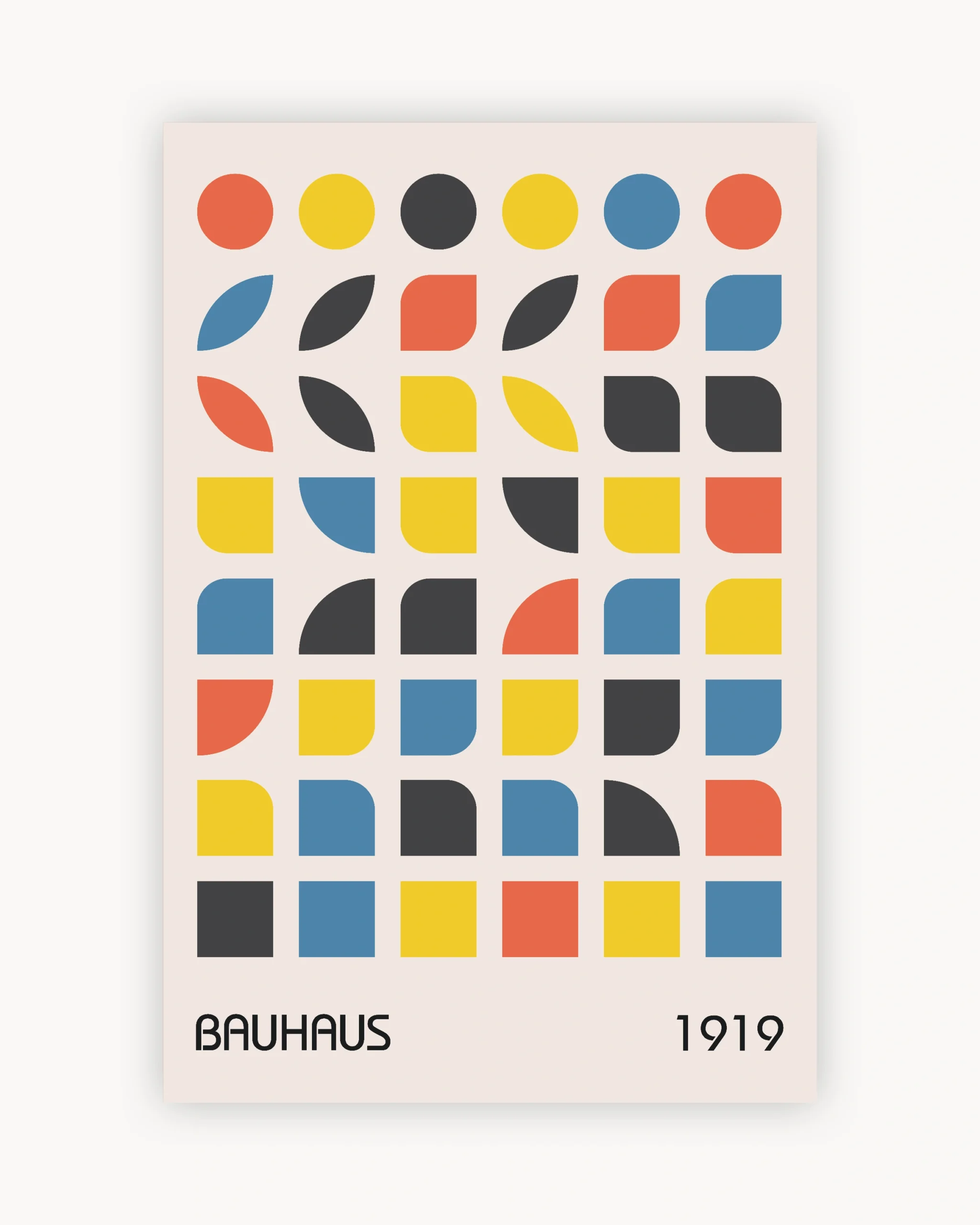 Bauhaus Colorful Leaves