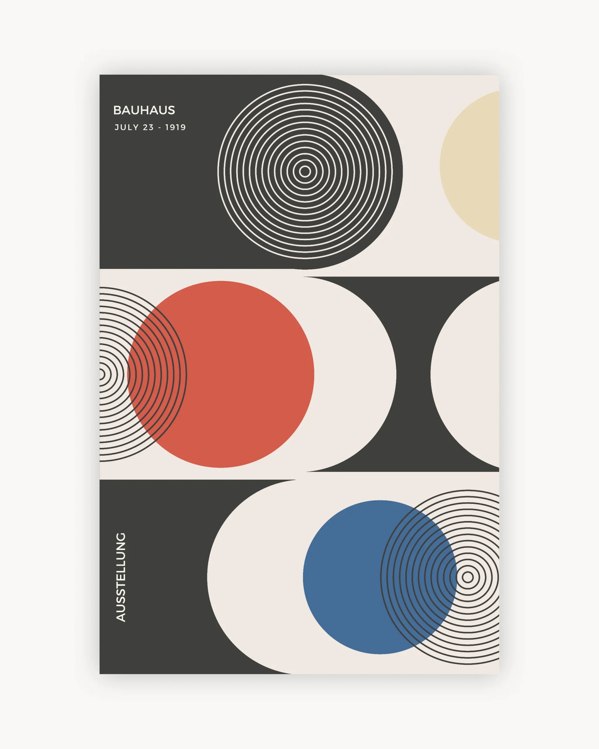 Bauhaus Concentric Geo