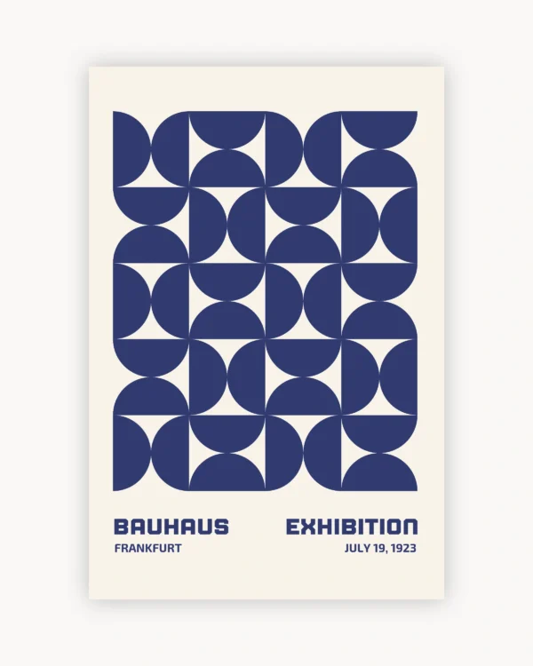 Bauhaus Navy Grid