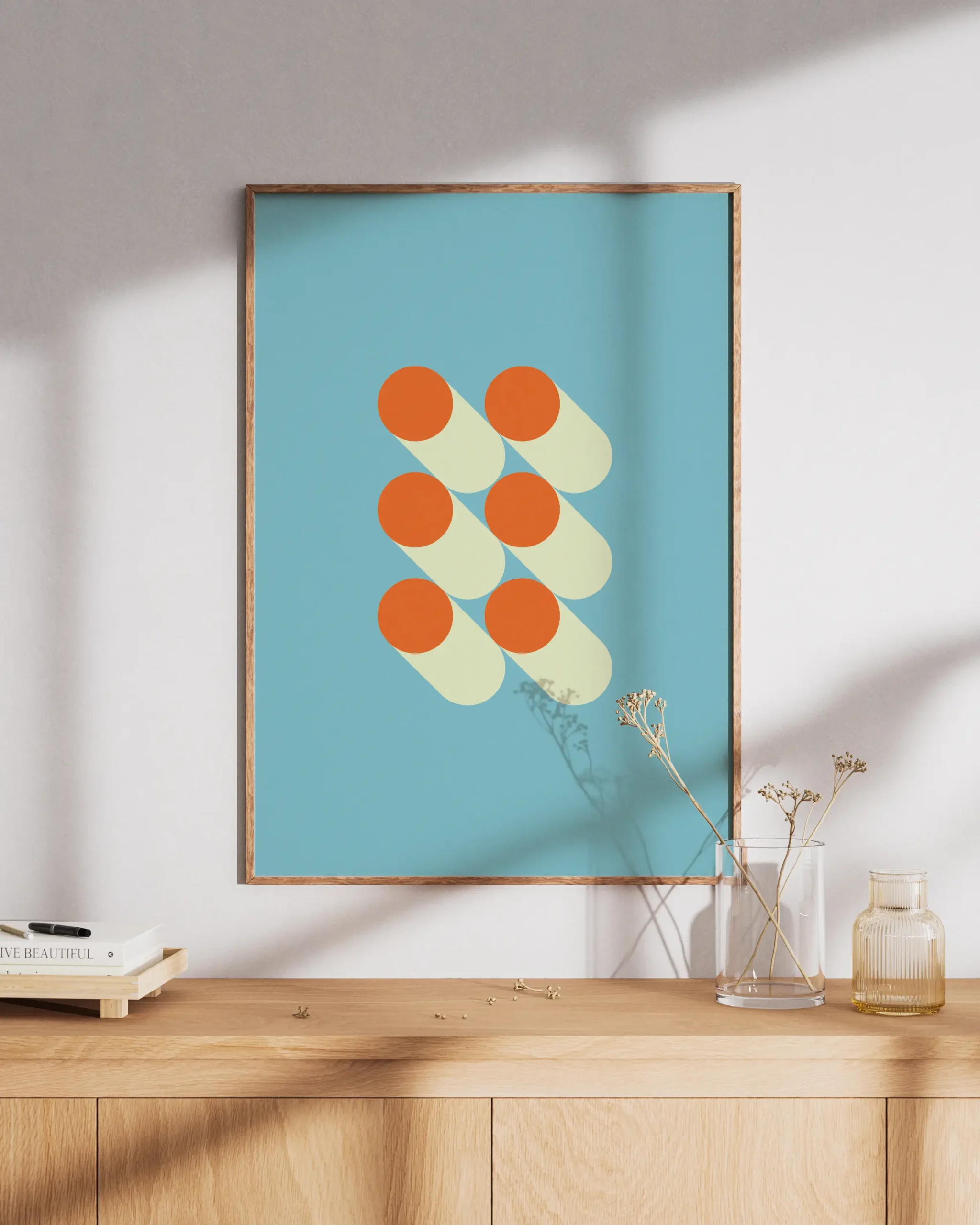 Bauhaus Orange Cylinders - Image 2