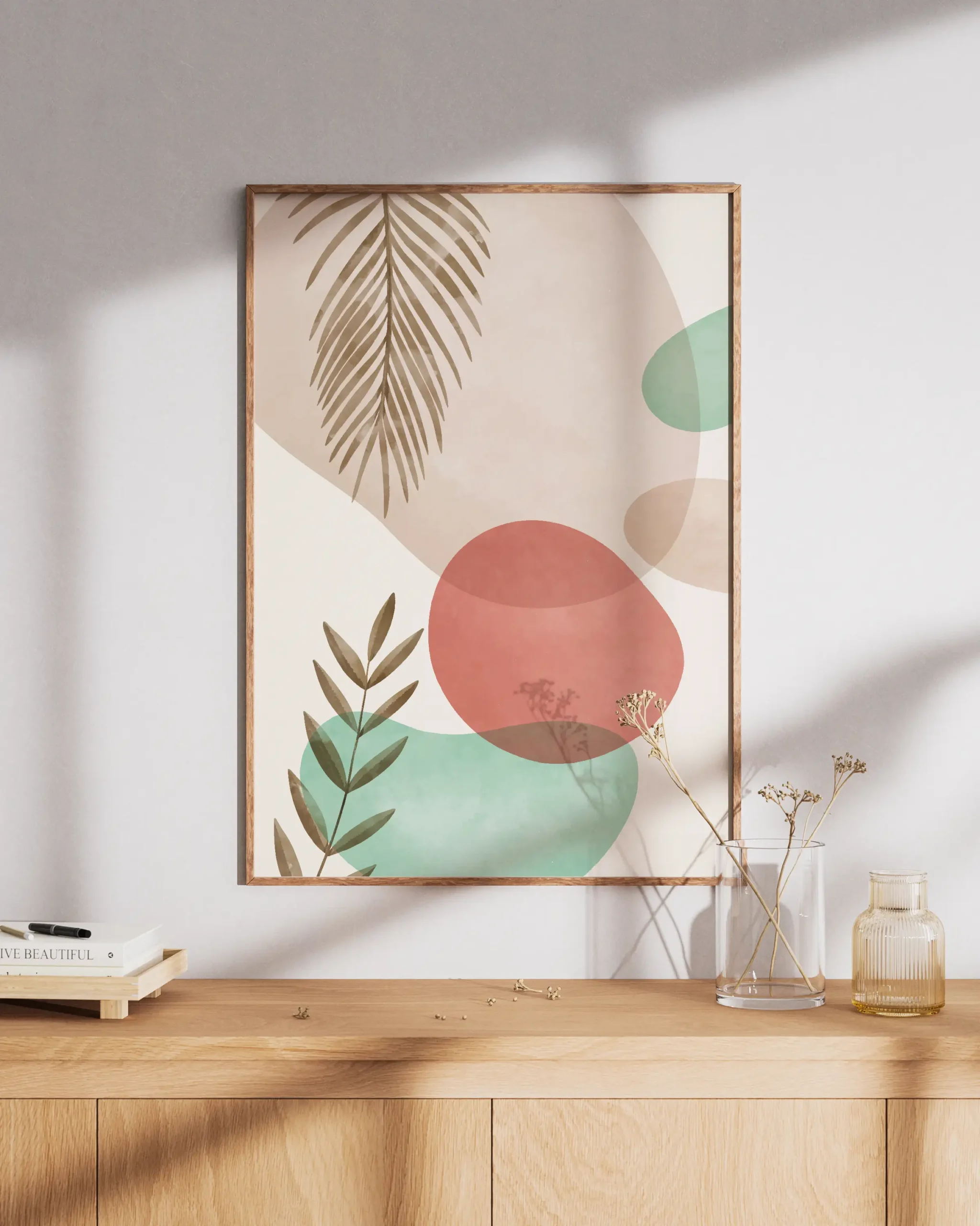 Coral Pastel Frond - Image 3