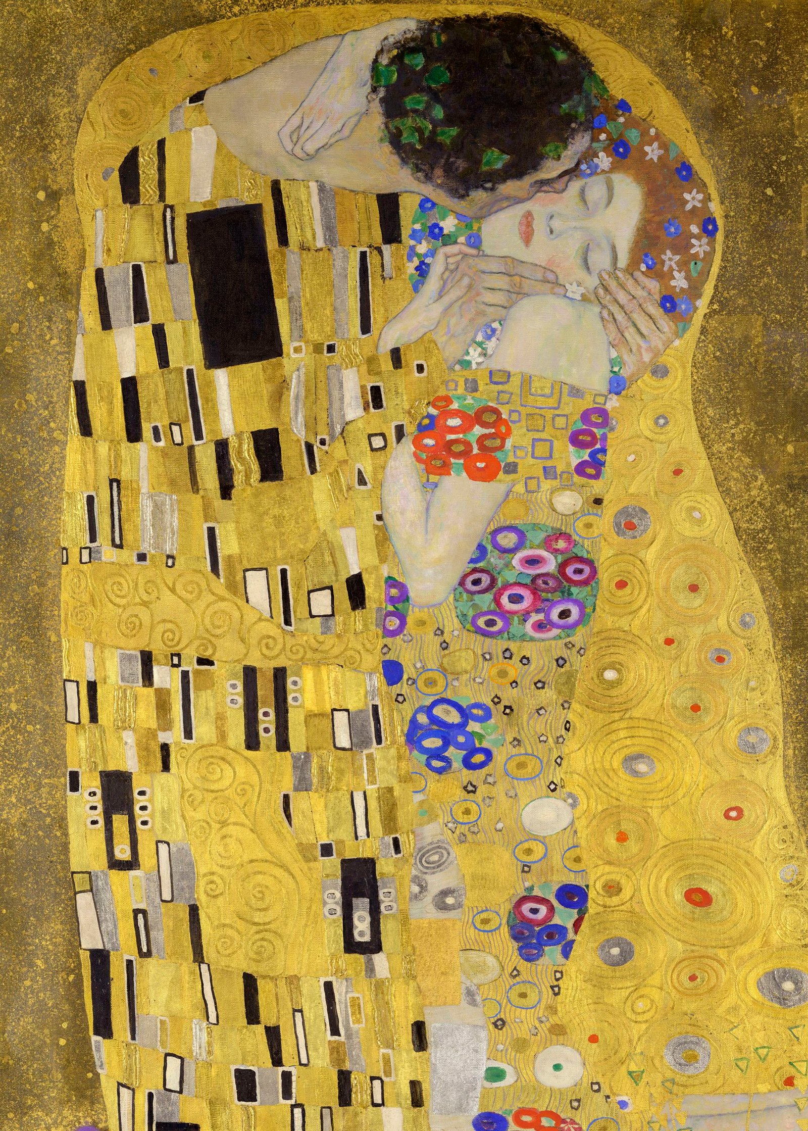 Gustav Klimt's The Kiss