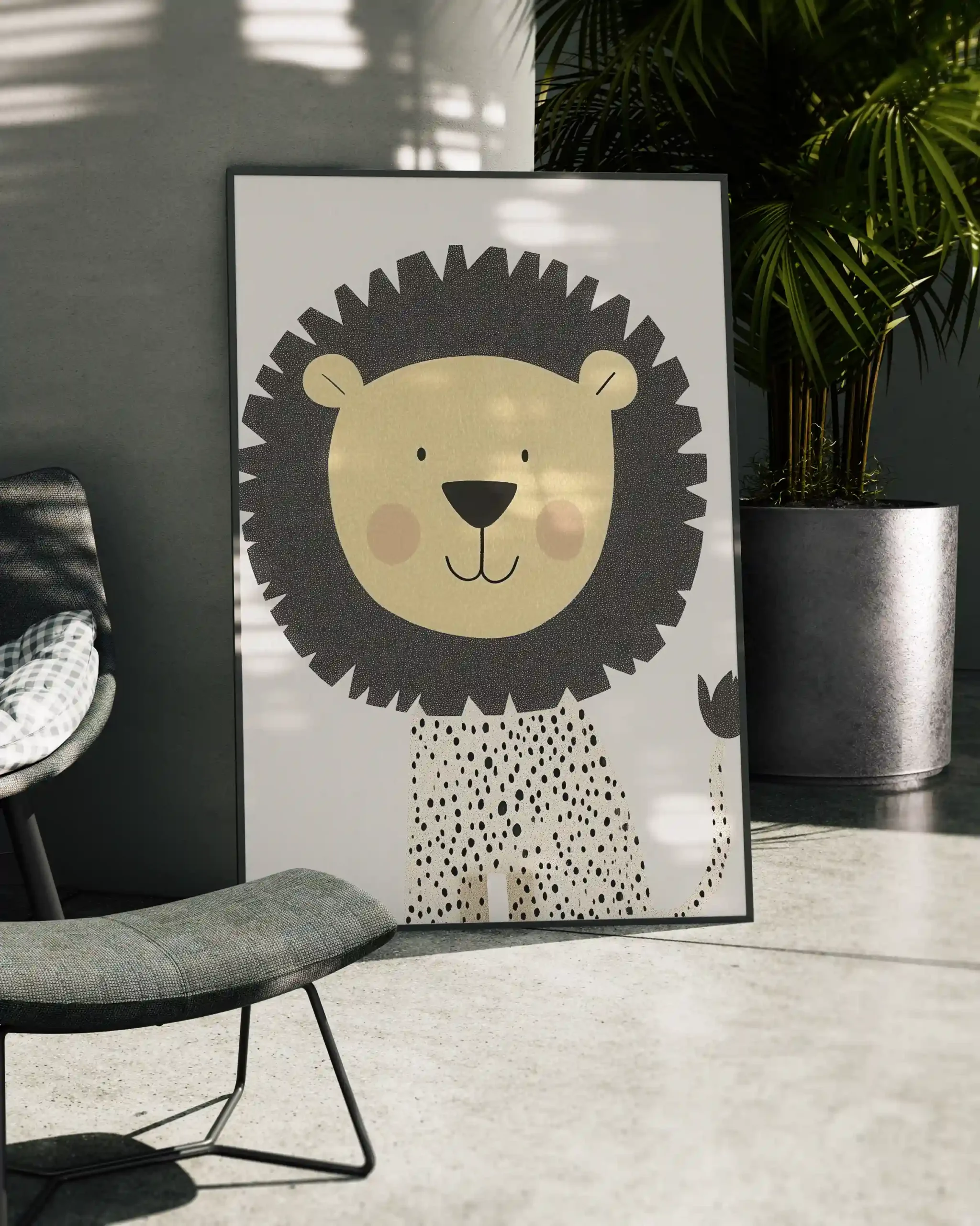 Lion Sitting - Image 2