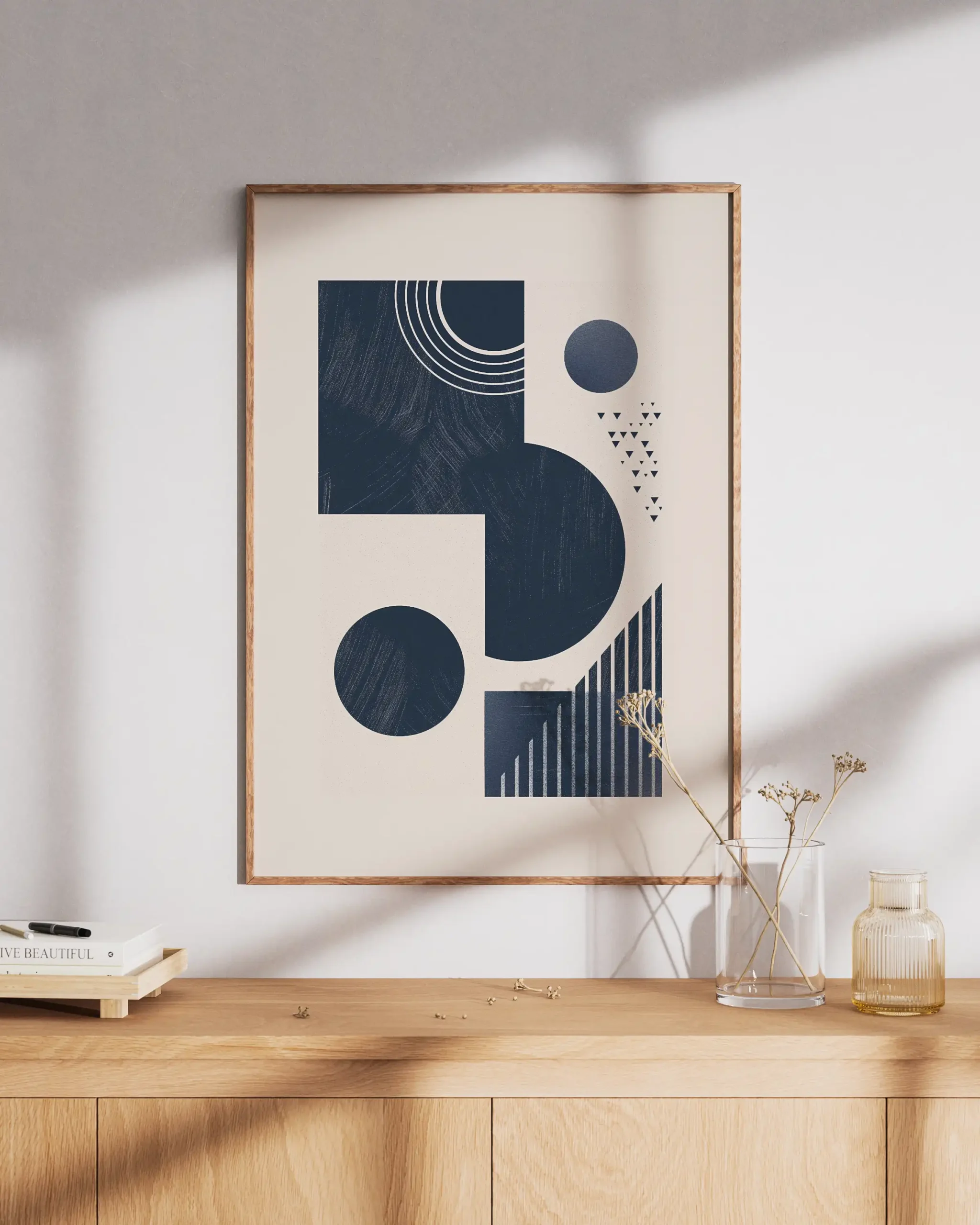 Navy Dotted Geo - Image 2
