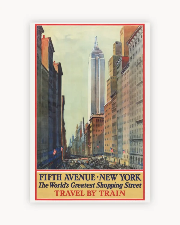 Vintage Travel Cityscape