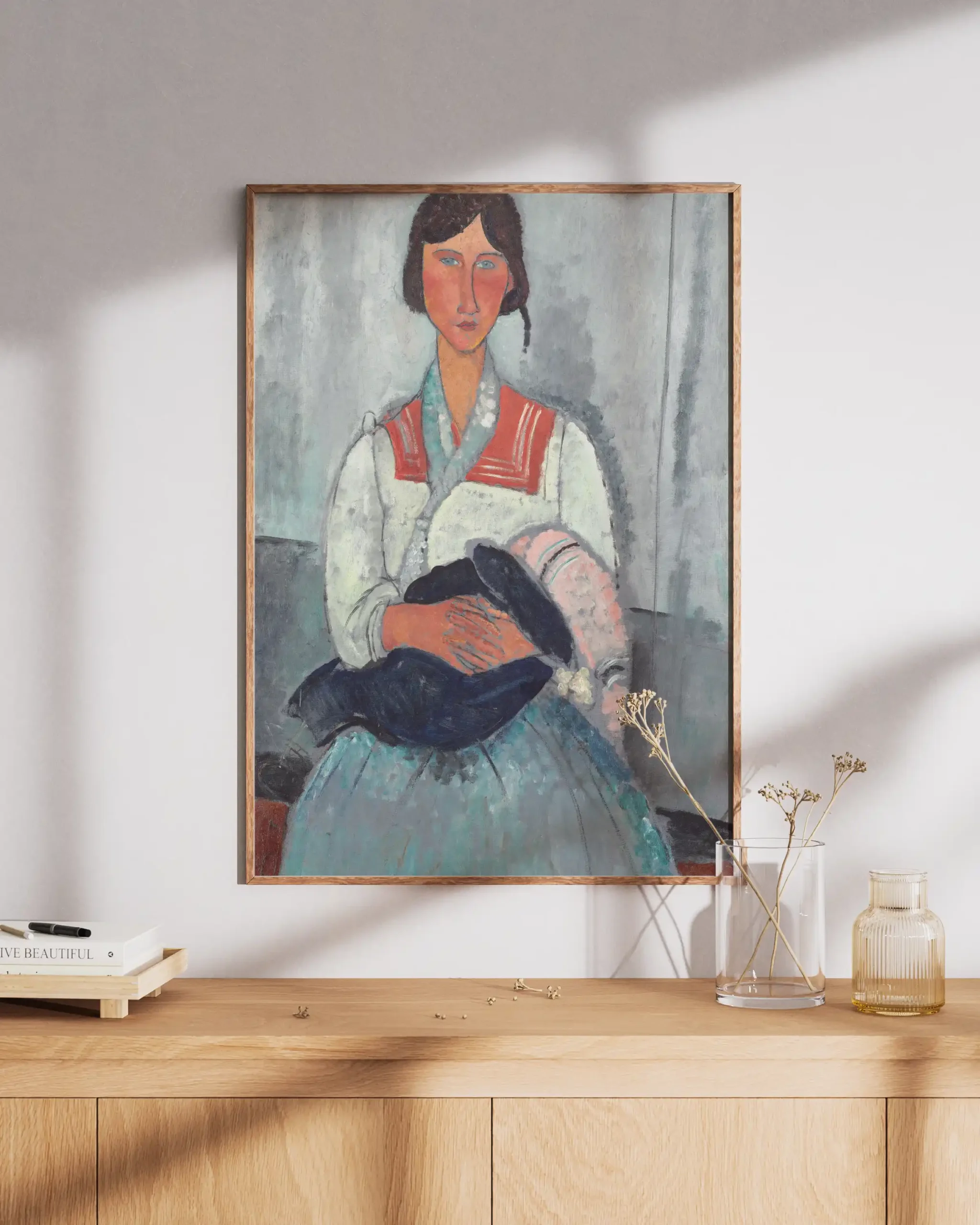 Amedeo Modigliani's Gypsy Woman with Baby - Image 3