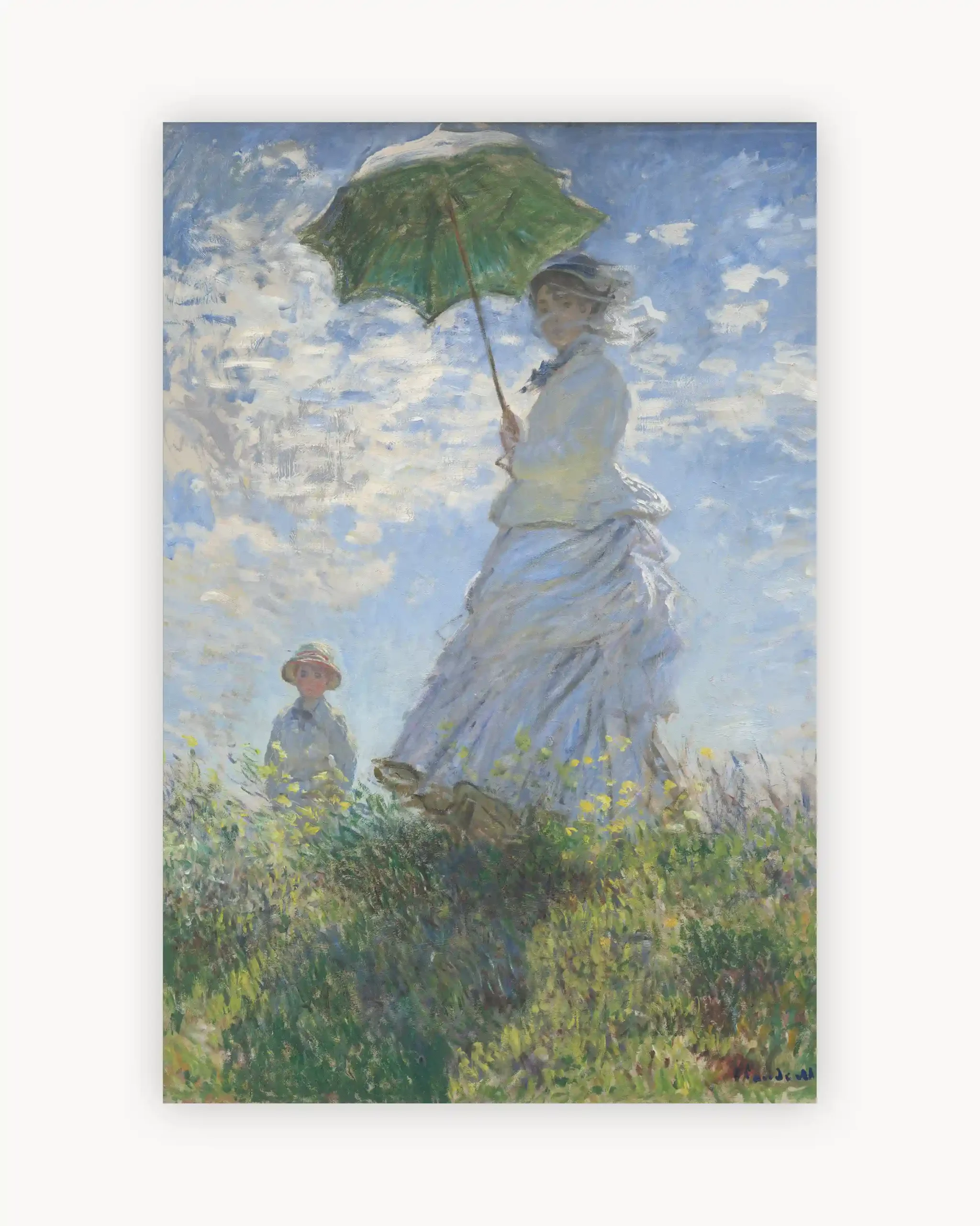 Claude Monet's Woman with a Parasol