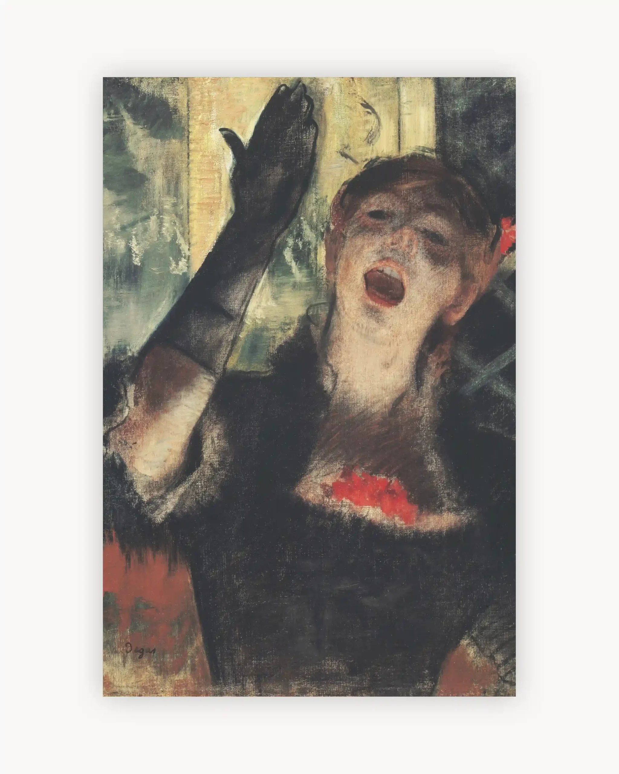 Edgar Degas - Café Singer
