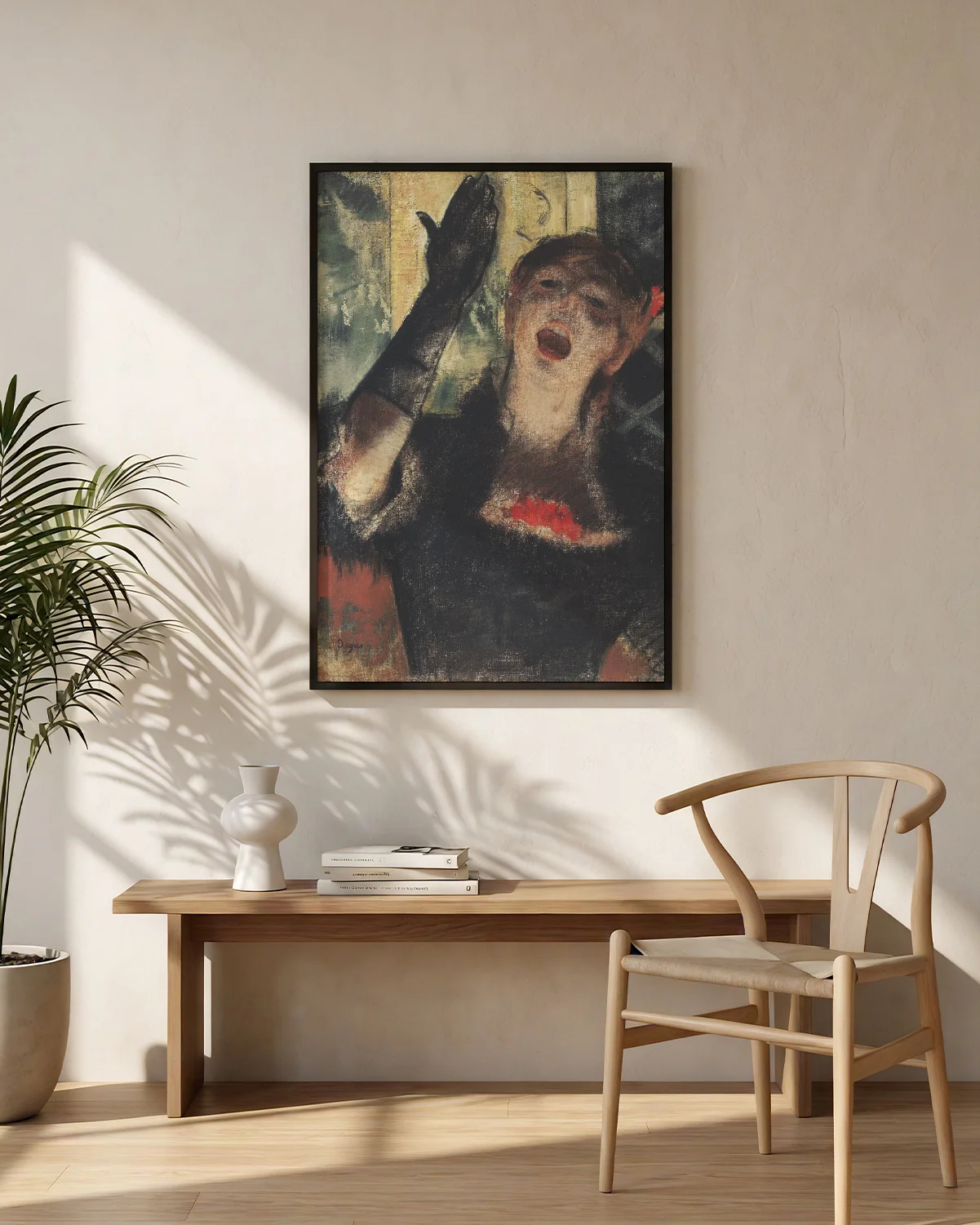 Edgar Degas - Café Singer - Image 2