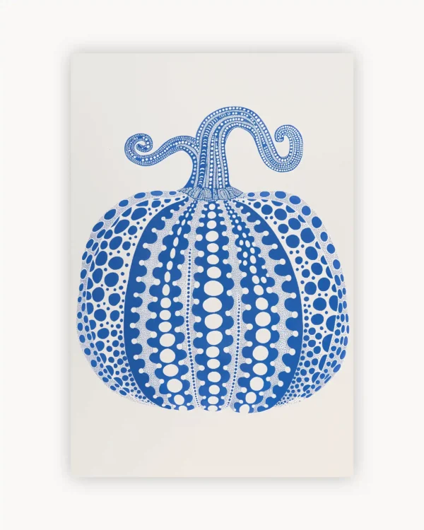 Dotted Blue Pumpkin