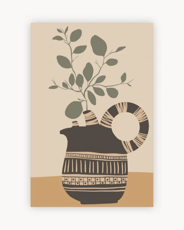 Earthen Patterned Vessel