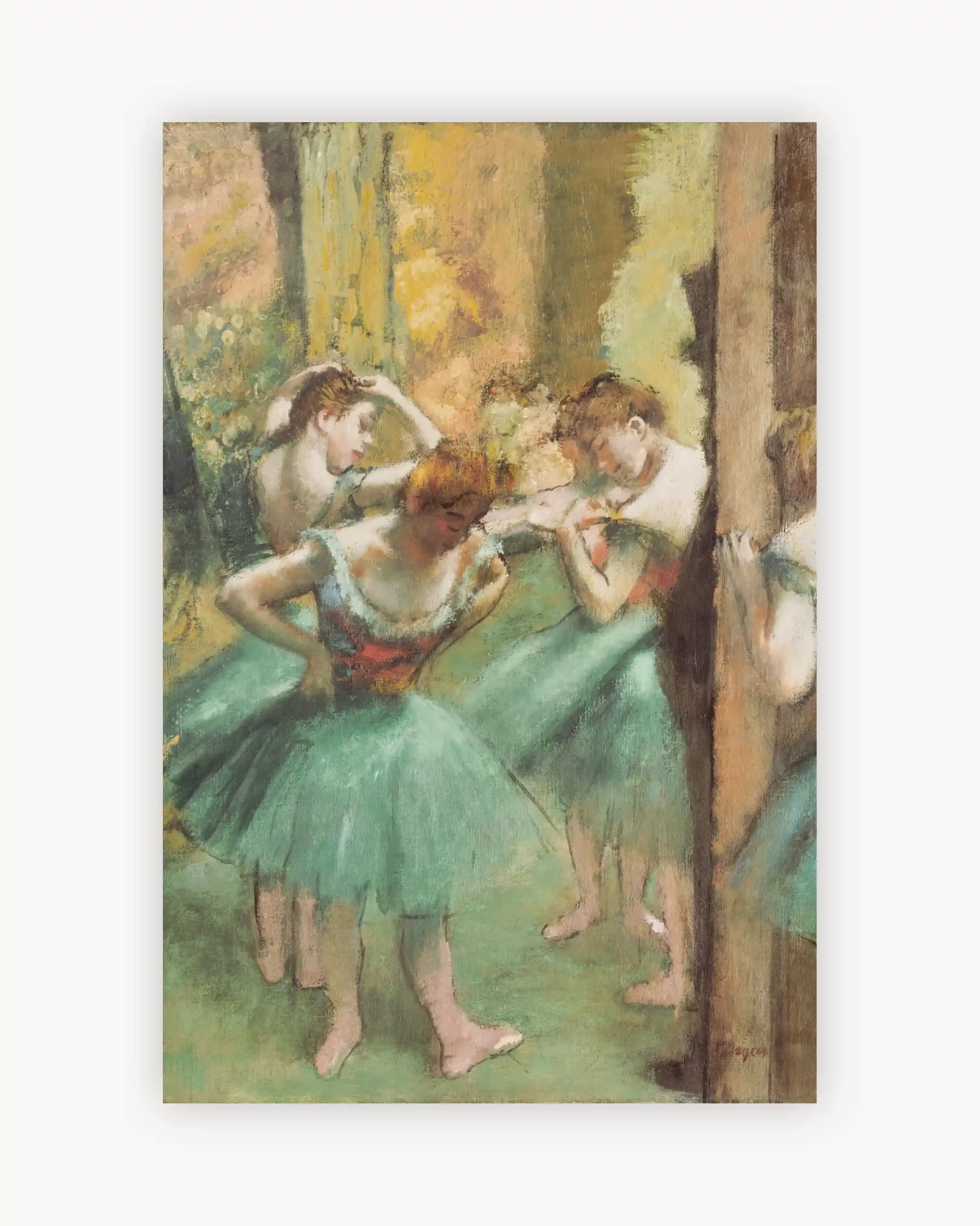 Edgar Degas - Dancers, Pink and Green