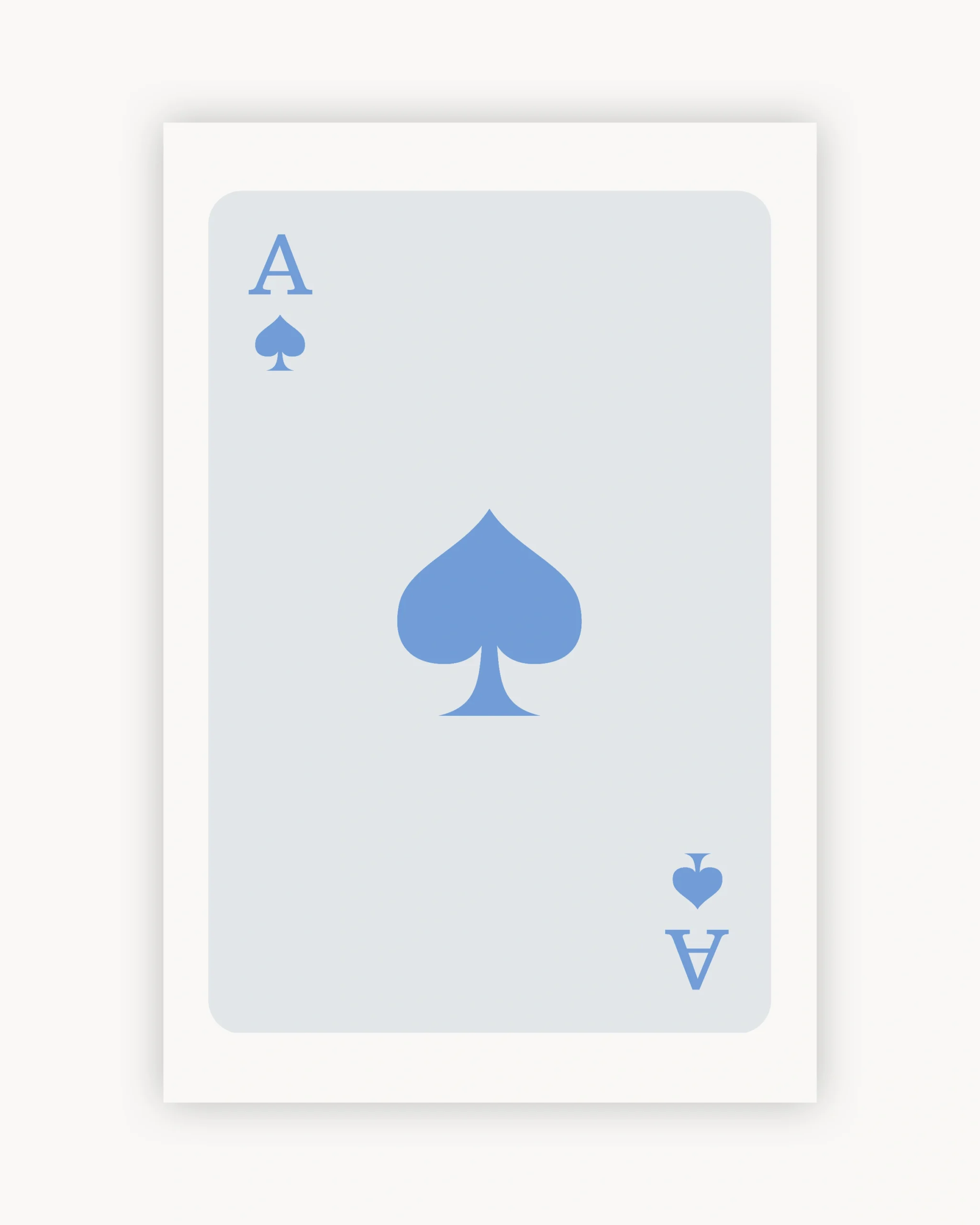 Lucky Cyan Spade