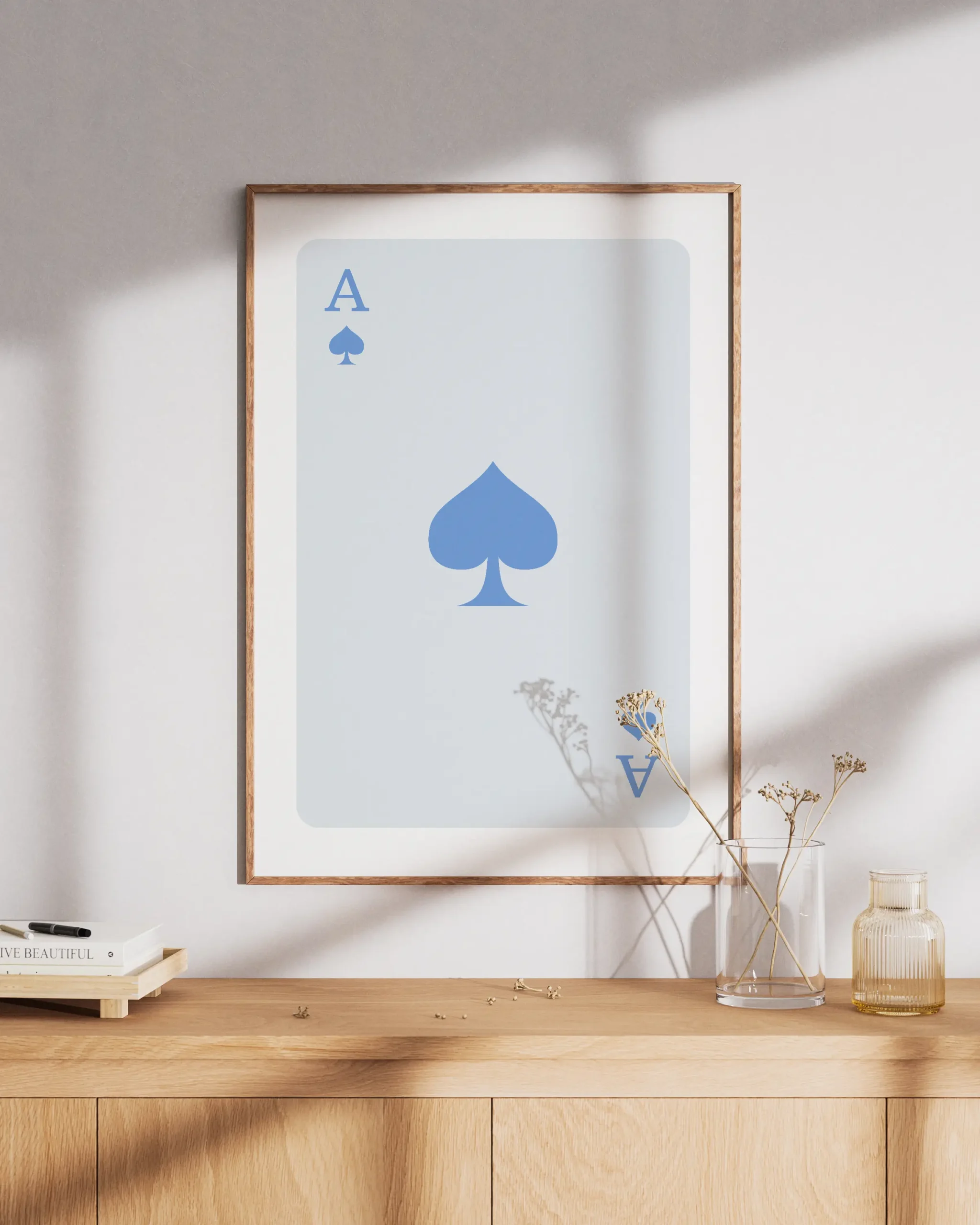 Lucky Cyan Spade - Image 2