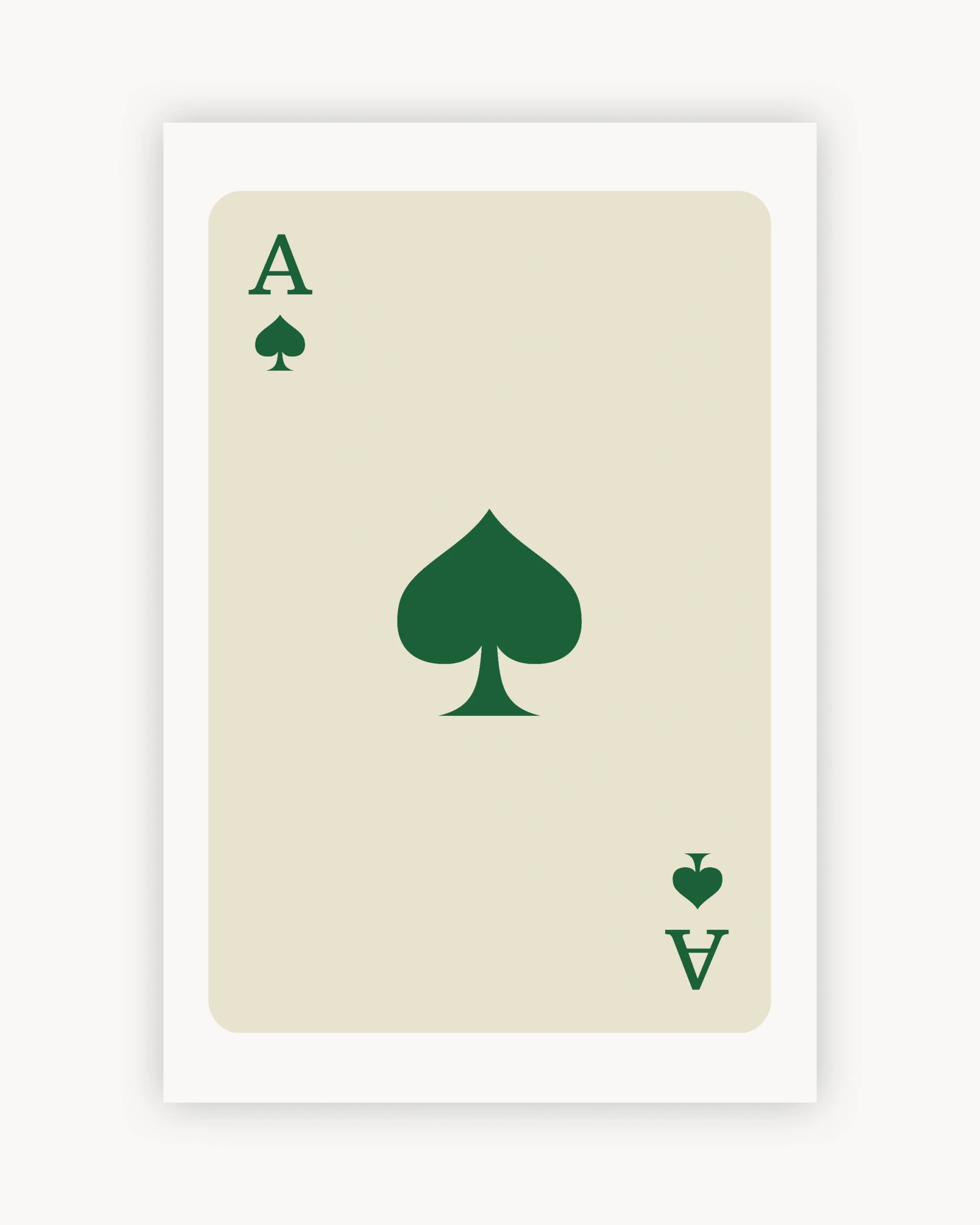 Lucky Green Spade