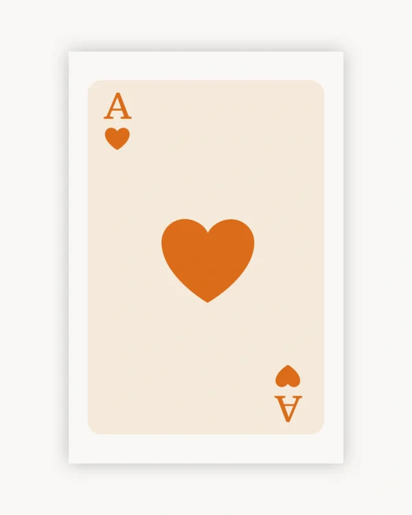 Lucky Orange Heart