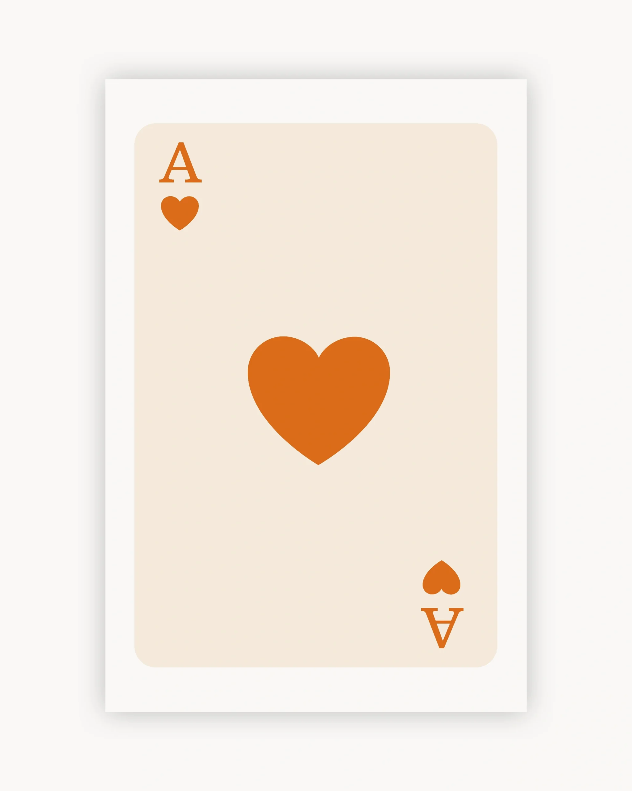 Lucky Orange Heart