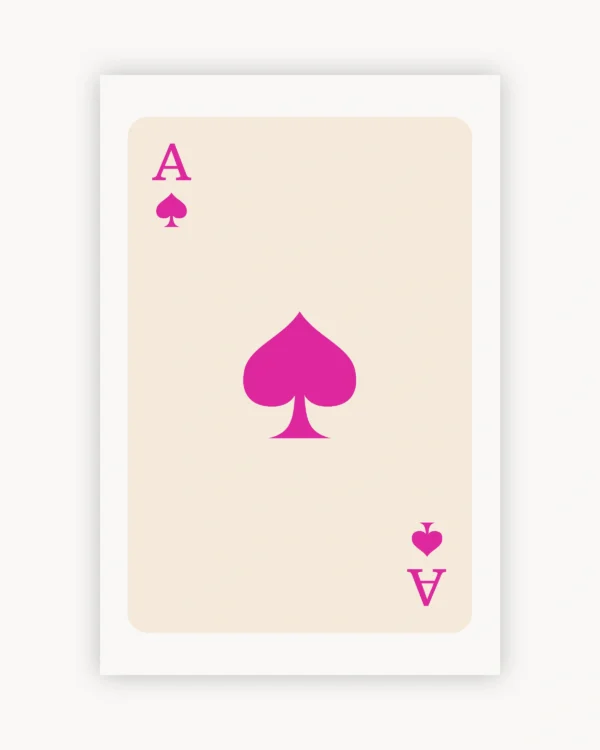 Lucky Pink Spade