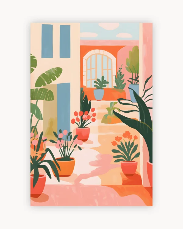 Pastel Courtyard