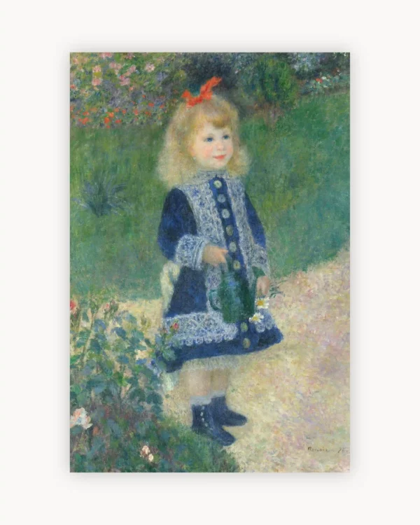 Pierre Auguste Renoir's A Girl with a Watering Can