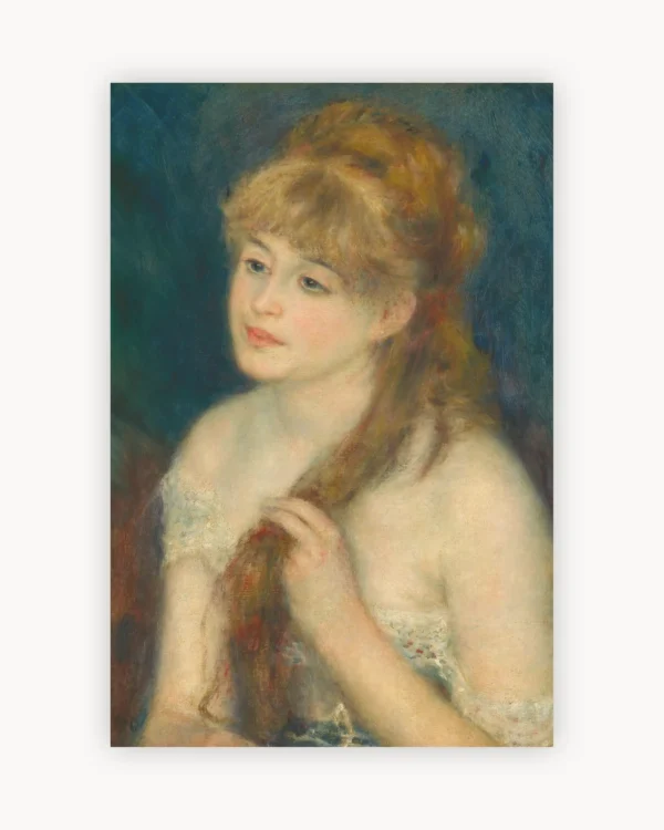 Pierre-Auguste Renoir's Young Woman Braiding Her Hair