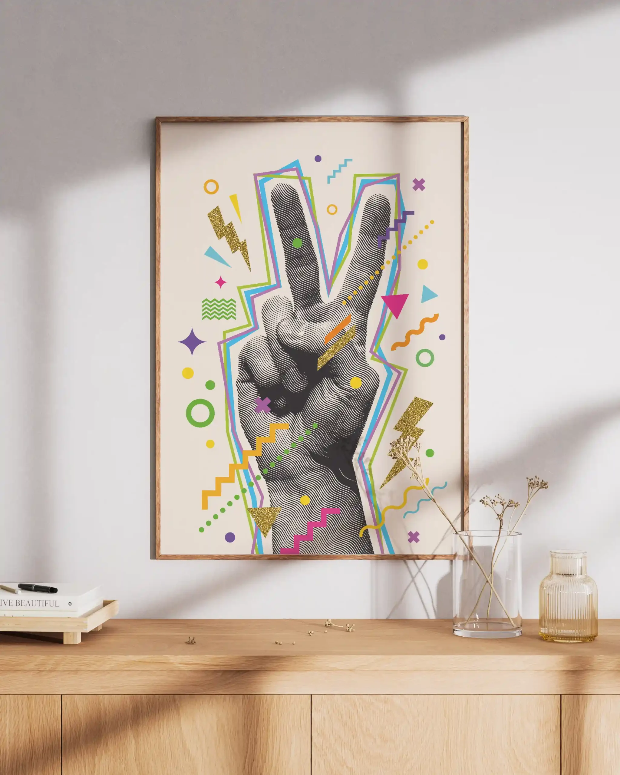 Retro Peace Sign - Image 3