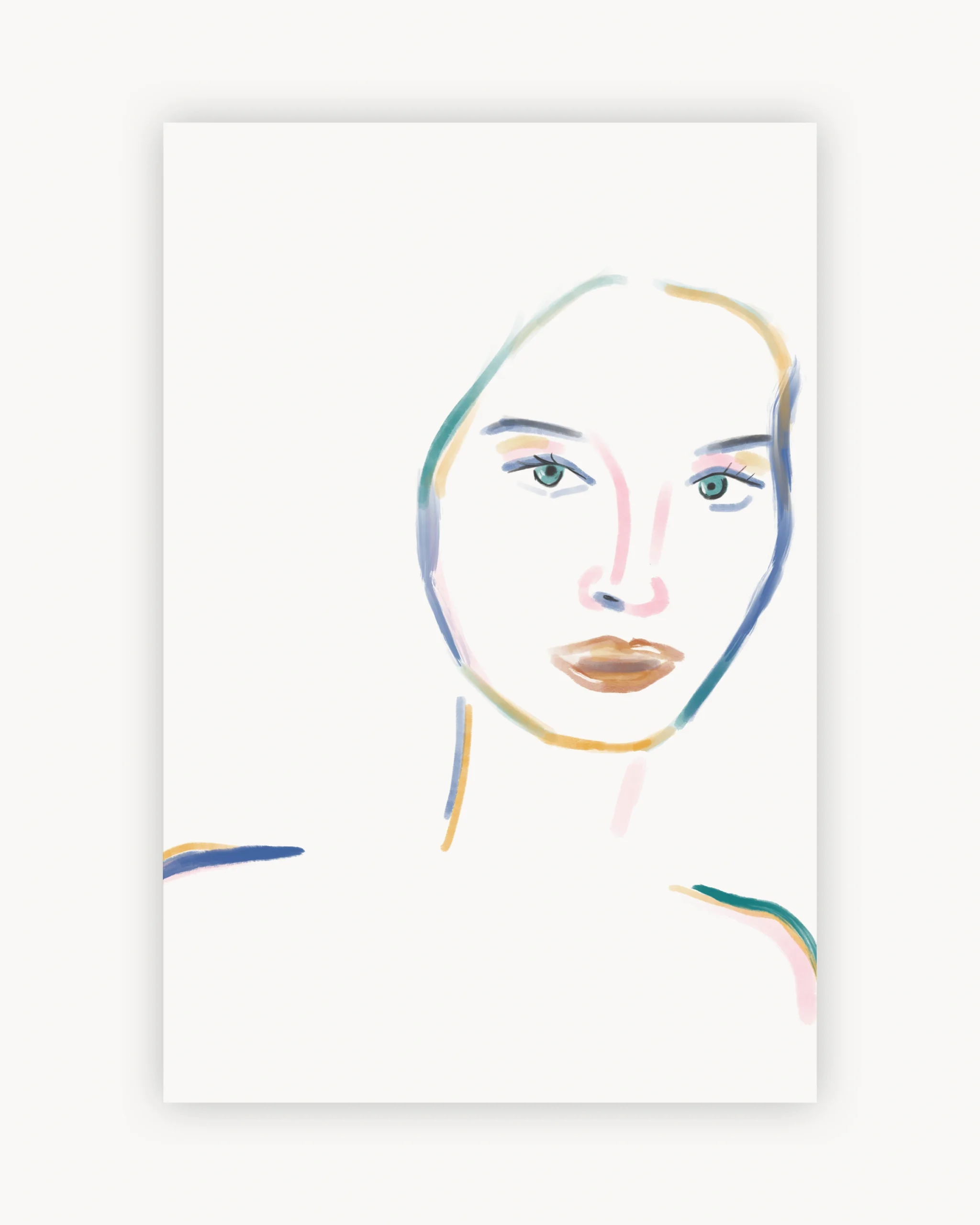Simple Line Face