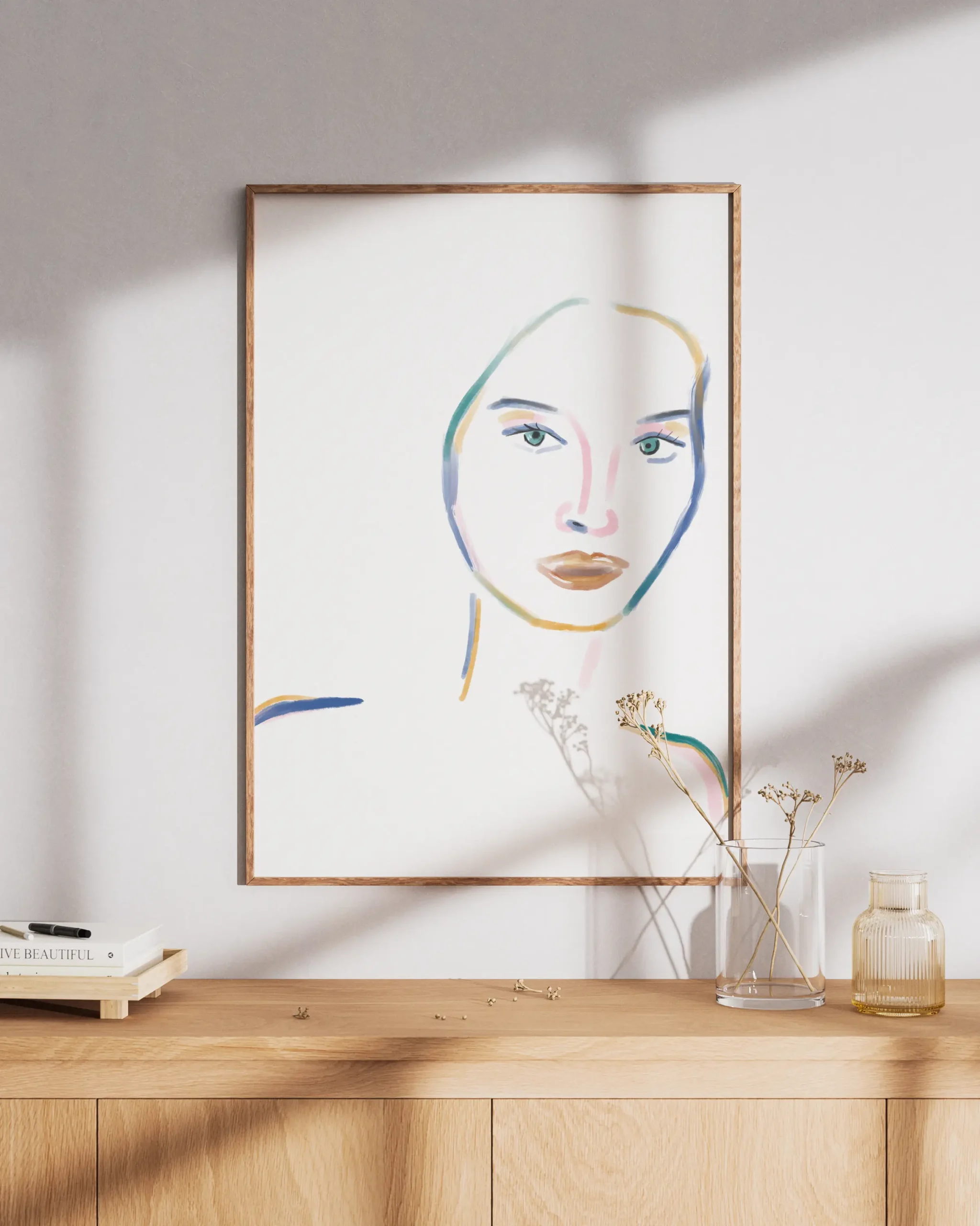 Simple Line Face - Image 3