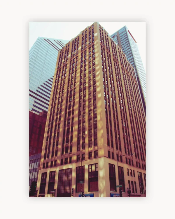 Skyscrapers Golden