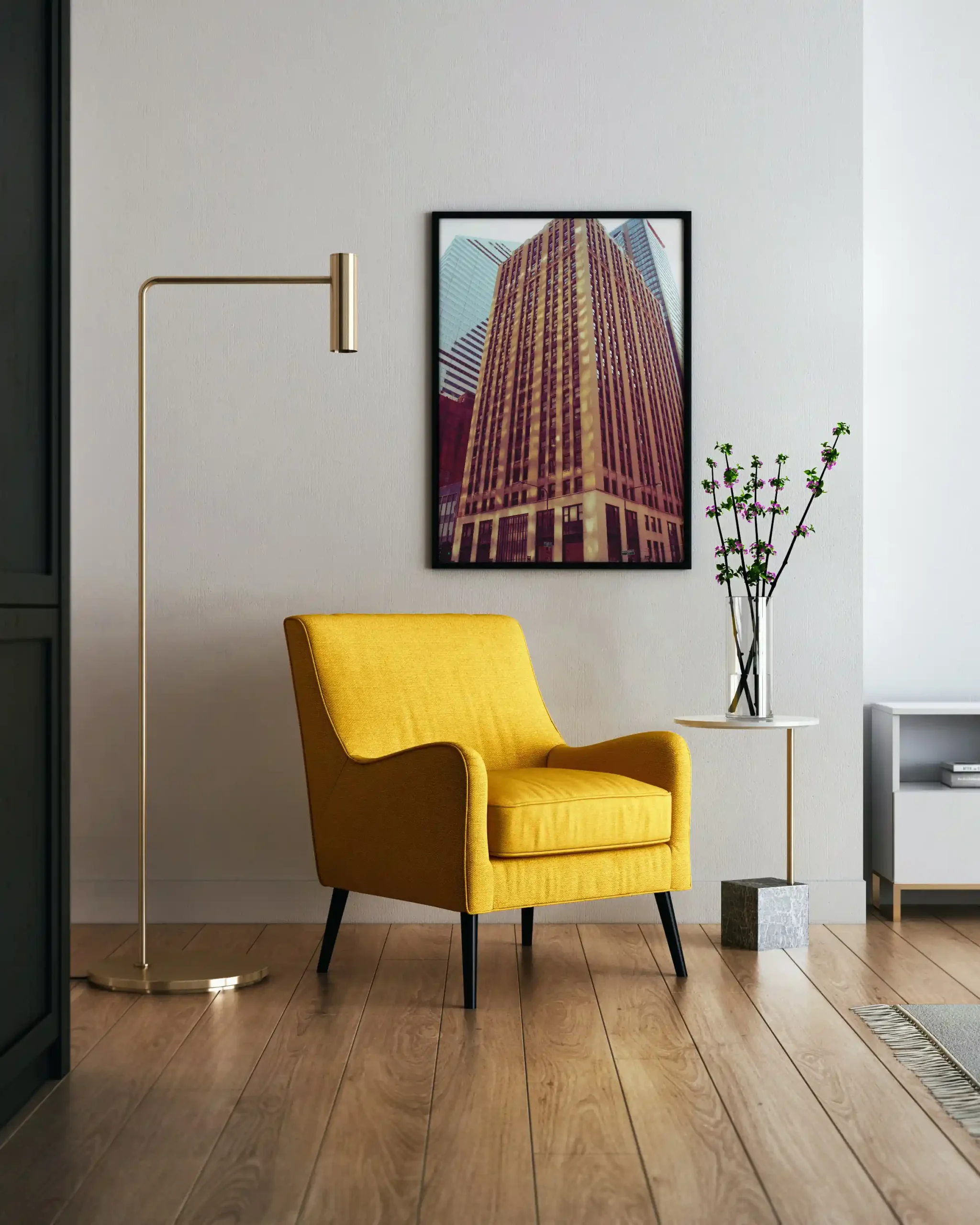 Skyscrapers Golden - Image 3
