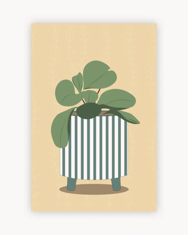 Striped Planter