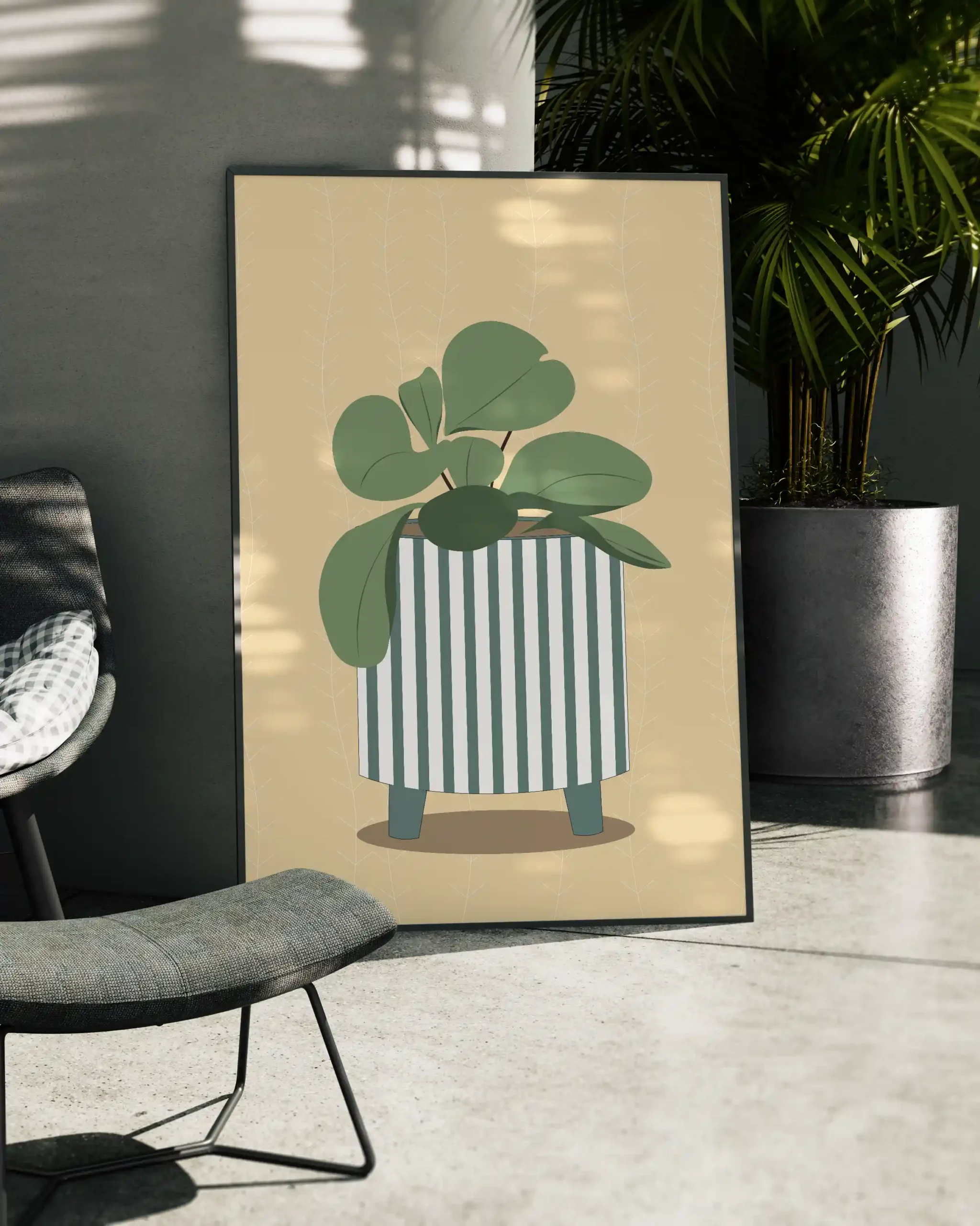 Striped Planter - Image 2