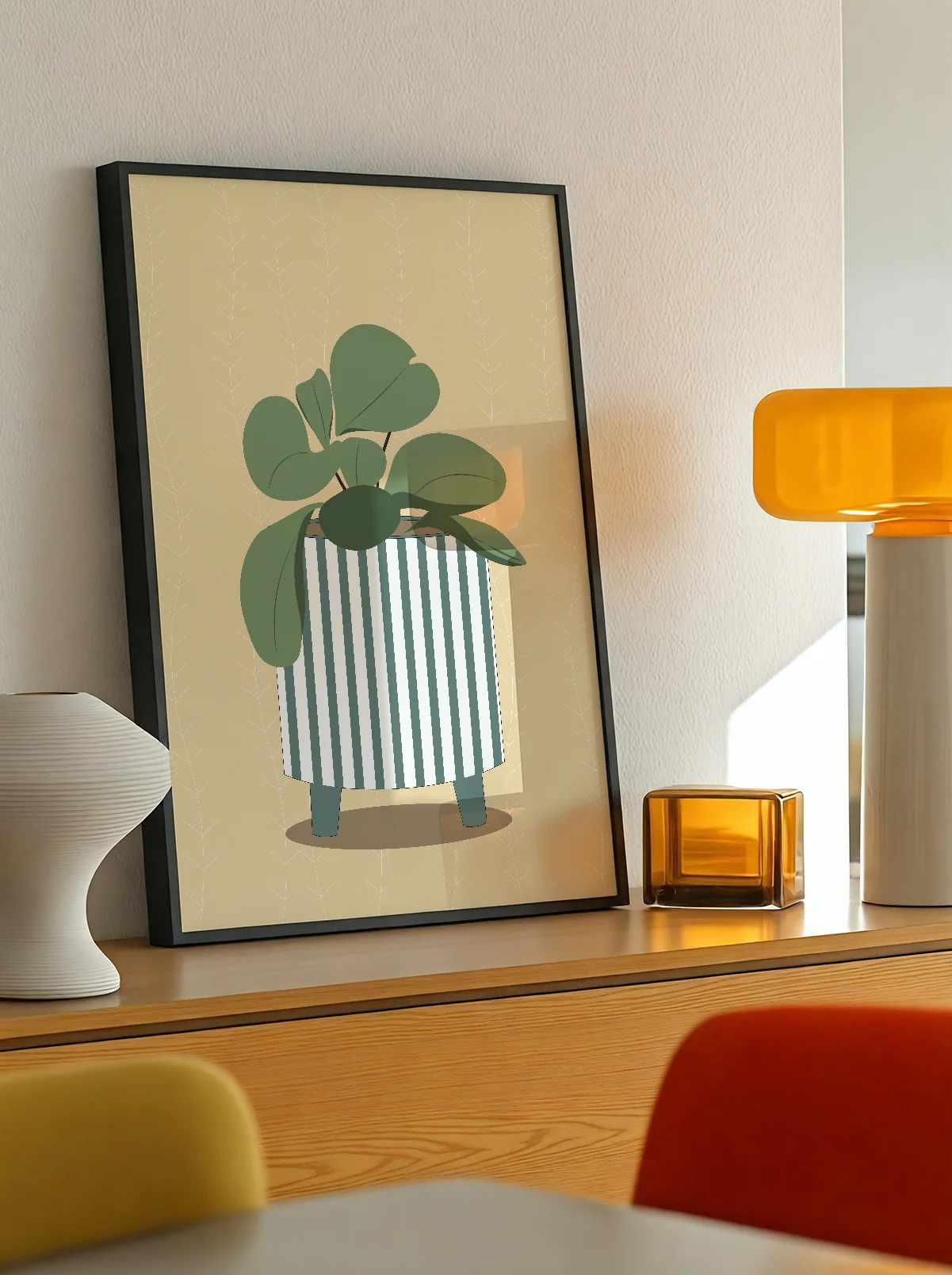 Striped Planter - Image 3