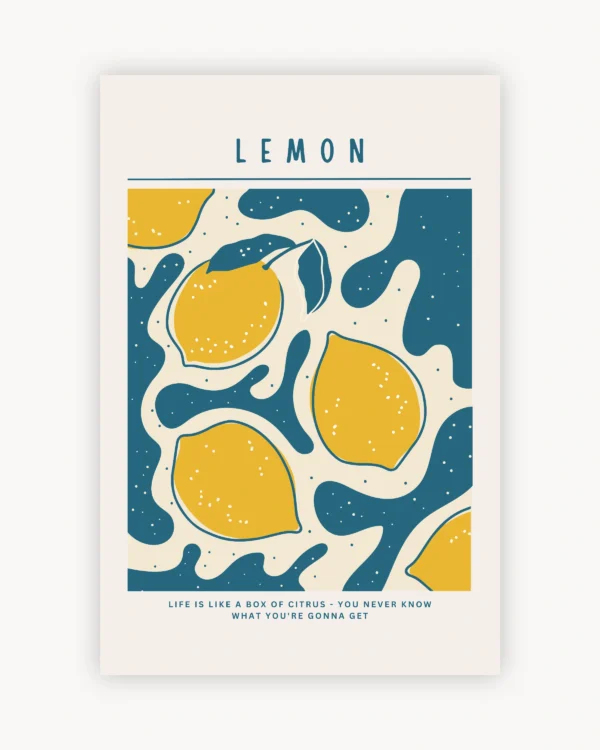Vibrant Lemon Waves