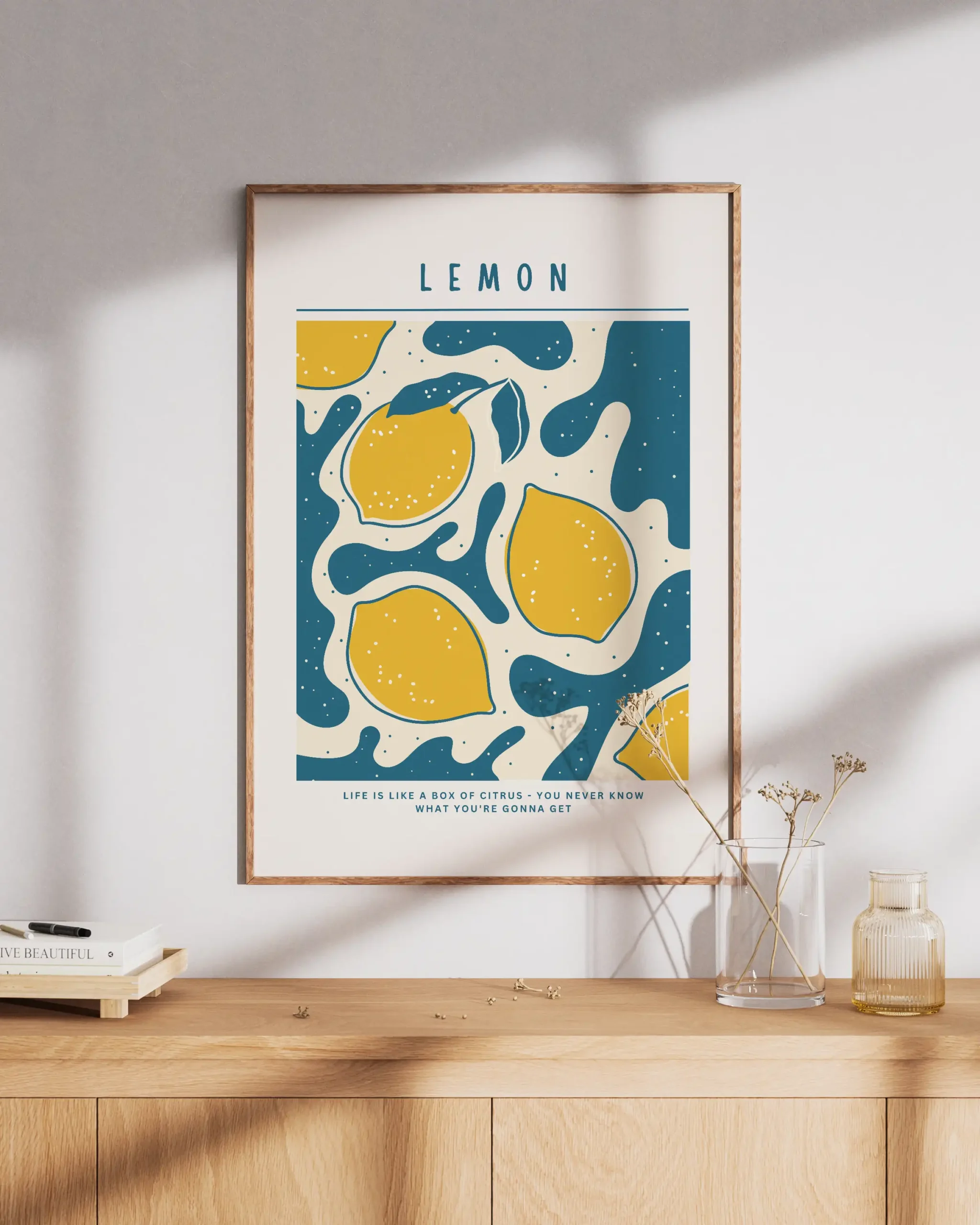Vibrant Lemon Waves - Image 2