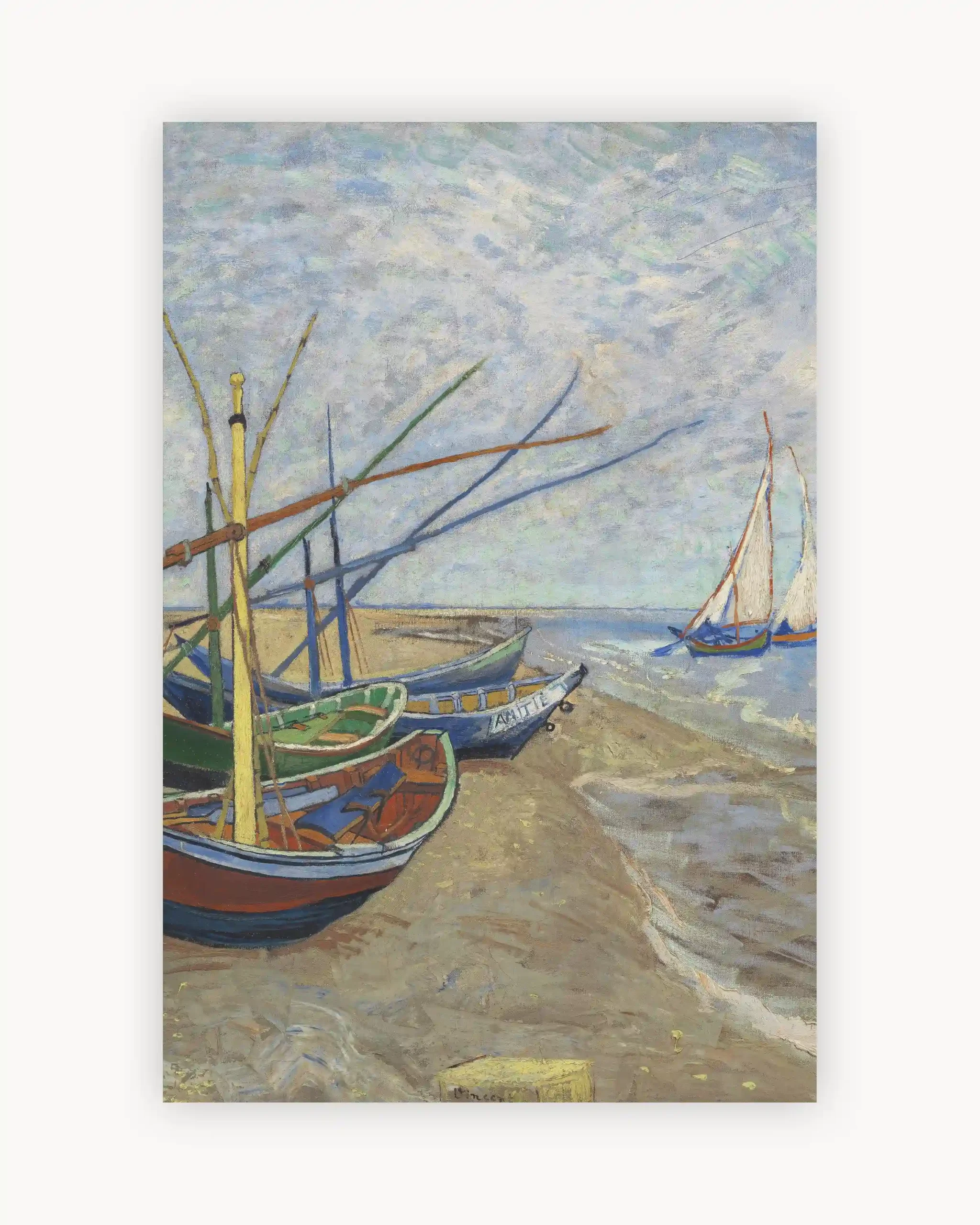 Vincent van Gogh's Fishing Boats