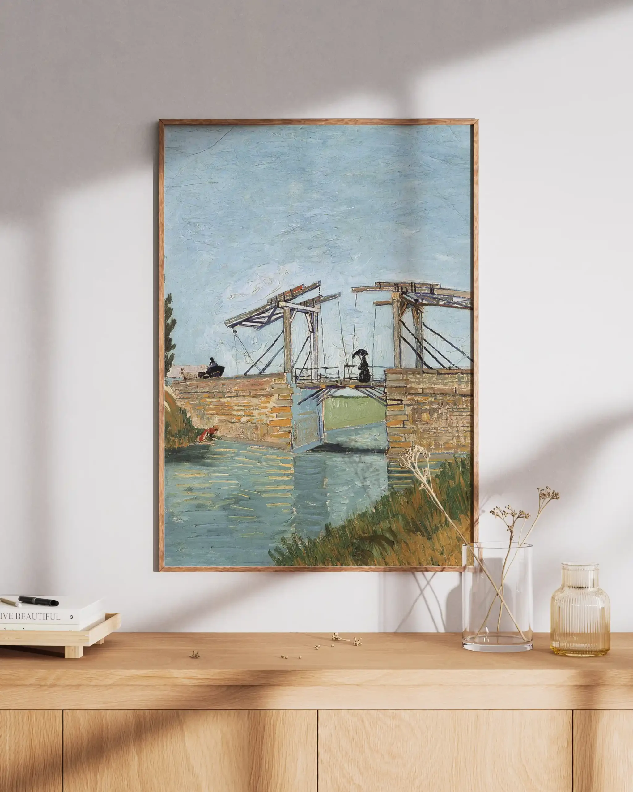 Vincent van Gogh's Langlois Bridge at Arles - Image 3