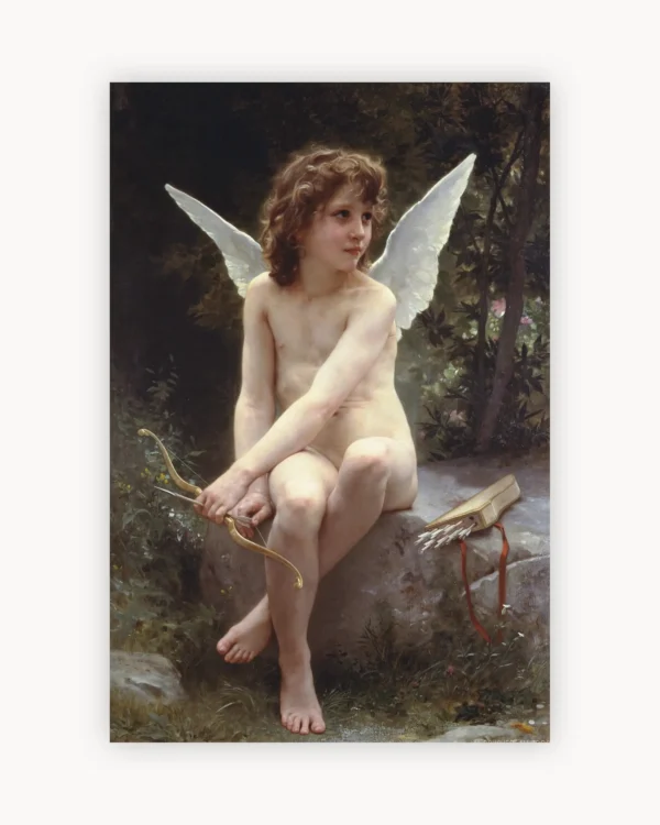 William-Adolphe Bouguereau's Cupid on the lookout